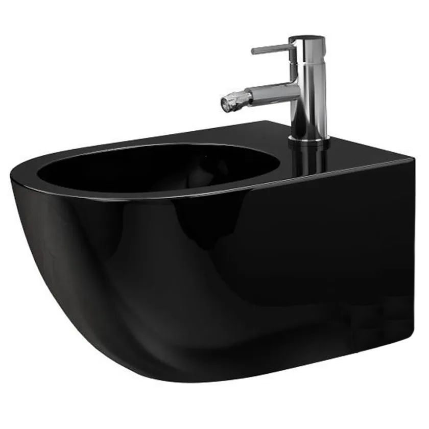 Bidet Sospeso Carlo Mini Black Shiny