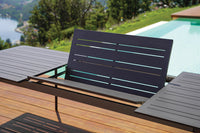 Tavolo Allungabile da Giardino 200/300x102x75 cm Porto Ercole in Alluminio Antracite