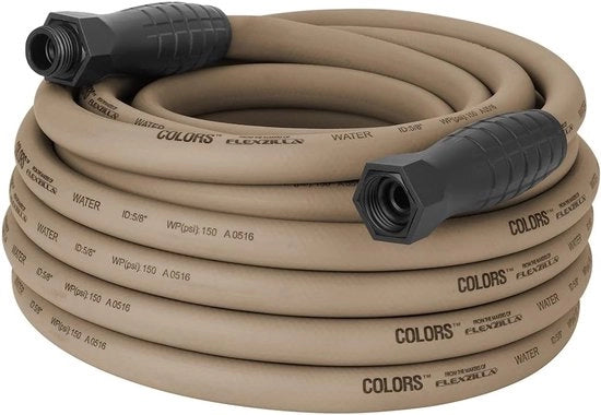 Tuinslang con Manubrio Giroscopico - Sicuro per l'Acqua di Piscina - 15 Metri - Marrone