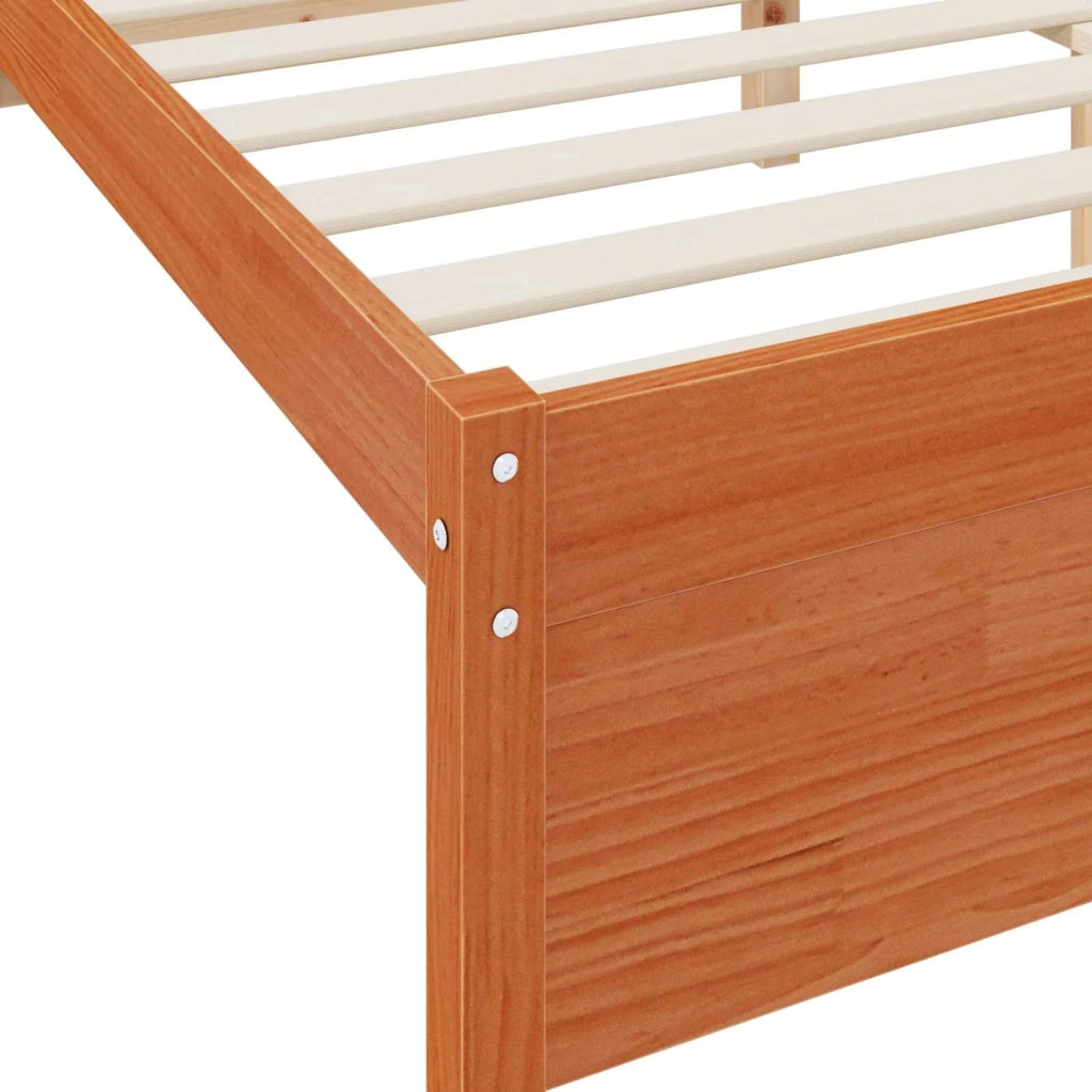 Letto Libreria con testiera Legno di Pino Massello 3423795