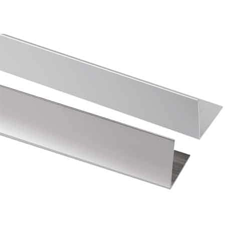 PROFILO PER RIVESTIMENTI ANGOLARI 30x30x1 mm-  Satinato - barra 2 mt 855 - 10 metrilineari- ARCANSAS