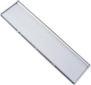 Copri porta lettere interno metallico con coperchio - alluminio - 293mm x 77mm - copri porta lettere - coperchio