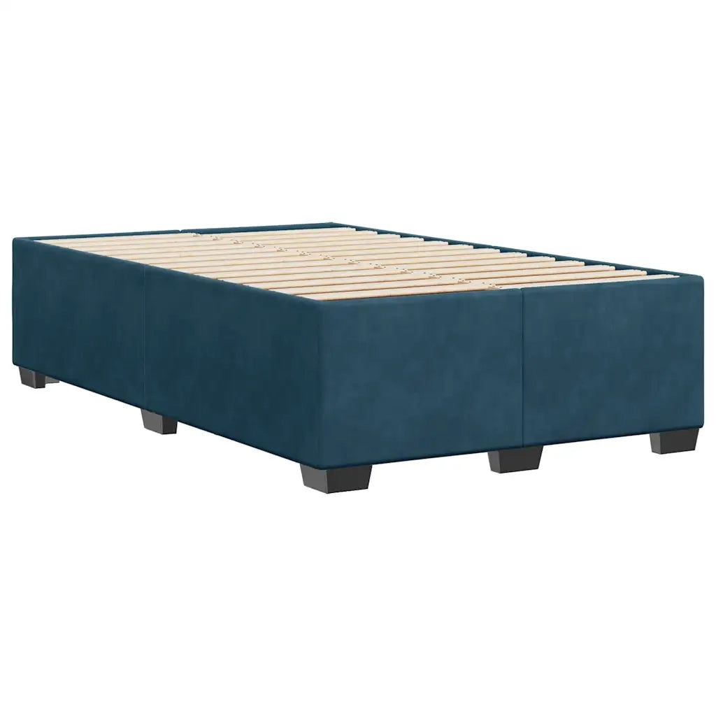 Giroletto-Struttura Letto Blu 120x200 cm in Velluto