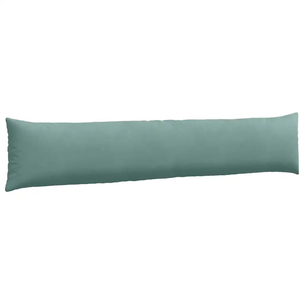 Cuscini da Divano 2 pz-Set di 2 Cuscini per Sofa Verde Mare 200 x 40 cm Tessuto in Cords