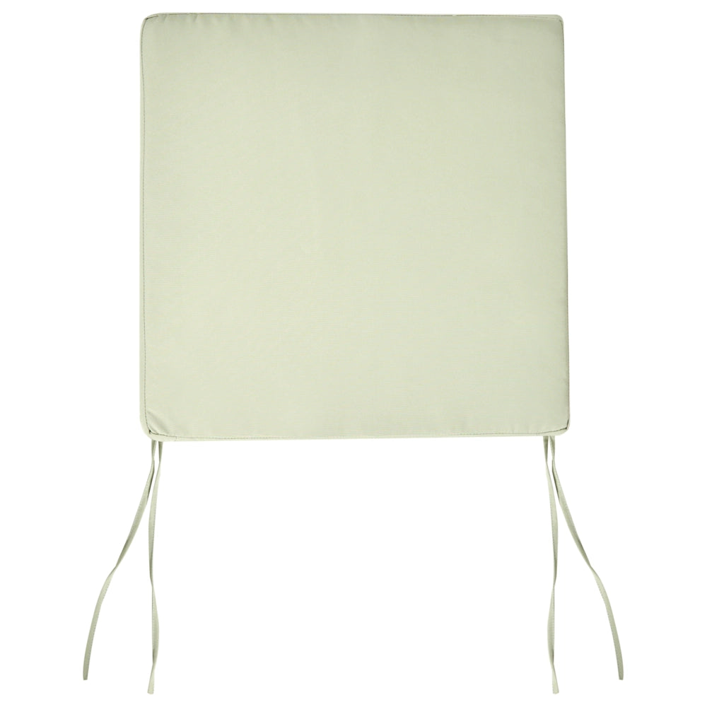 Set di 8 cuscini per sedie da giardino in tessuto poliestere resistente ai raggi UV verde chiaro