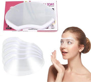 Kits di protezione per capelli - Visiera trasparente - 50 pezzi - Protezione per capelli - Copertura per viso - Materiali in plastica - Protezione per capelli per parrucchieri - Visiera trasparente e morbida
