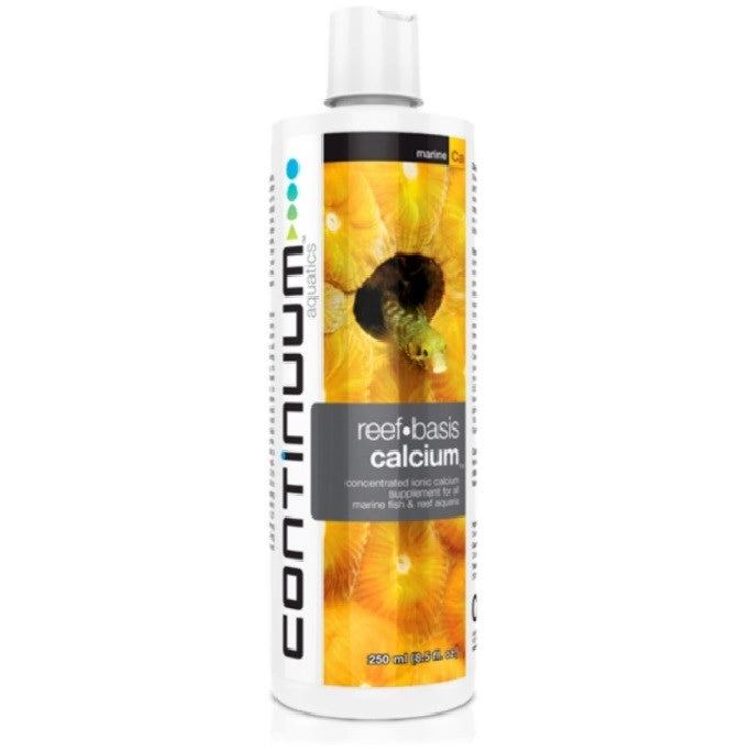 Continuum Aquatics Reef Basis Calcium 250ml - integratore concentrato di calcio ionico per acquari marini