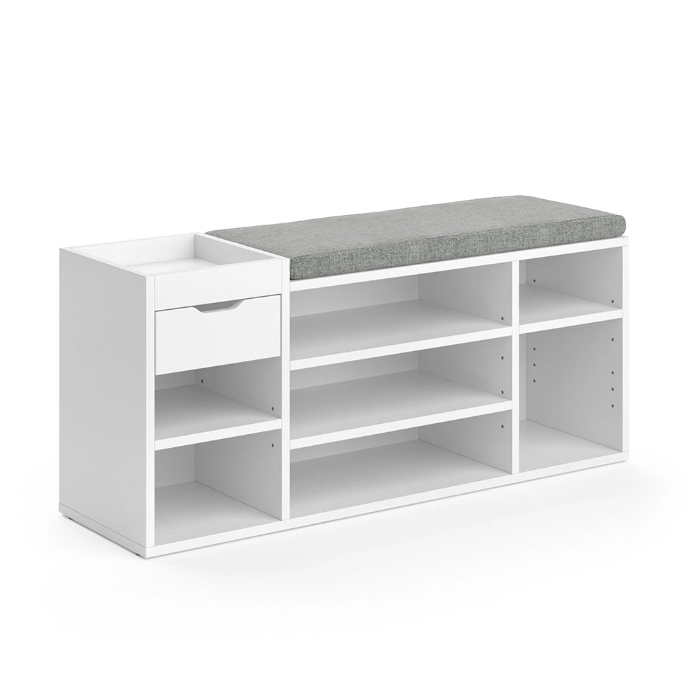 Vicco Panca scarpiera da ingresso Bianco 101.1 x 45 cm