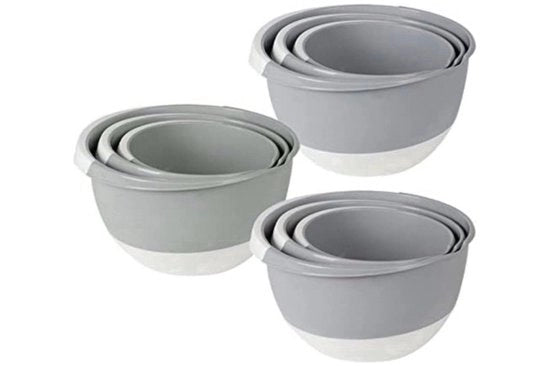 Set 3-delic - 2,0 a 5 litri - contenitore per insalata in plastica, pentola a cotto in acciaio inossidabile