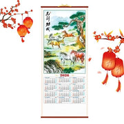 Calendario da Parete 2026 Anno del Cavallo - Calendario Mensile - Carta da Organizzare - Pianificatore per Casa/Scolastico - Planner Decorativo - Pianificazione Efficiente - Calendario