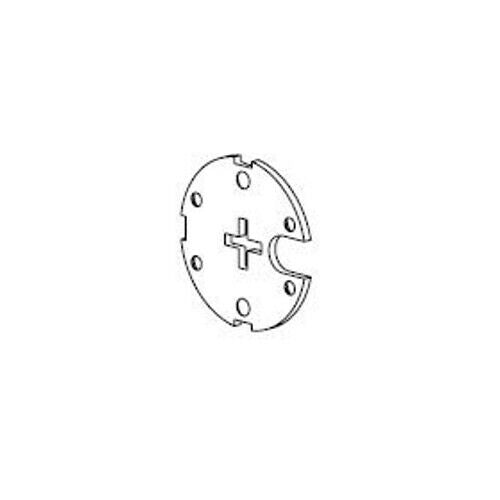 DISCO ADATTATORE BIANCO CON FORO A CROCE PER RULLI ACMEDA S45 NICE 523.20018