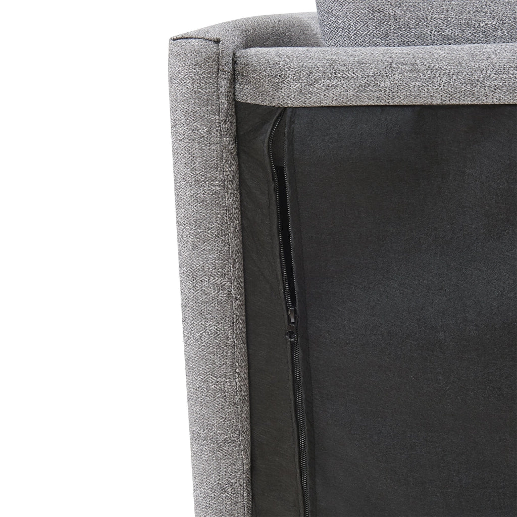 Divano/poltrona a 2 posti 69 x 158 x 63 cm grigio 03_0009132