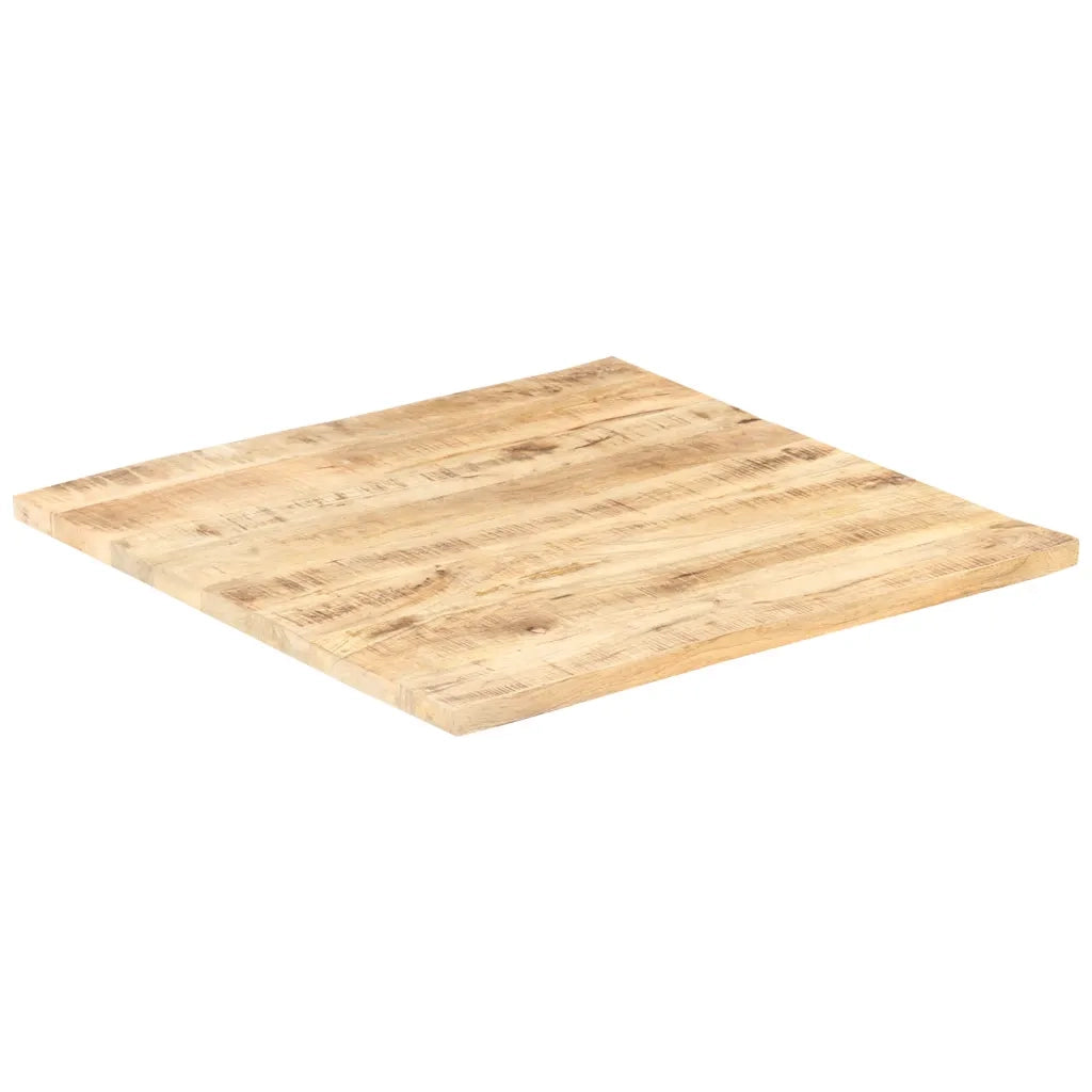 Piano Tavolo in Legno Massello di Mango 25-27 mm 80x80 cm 286030