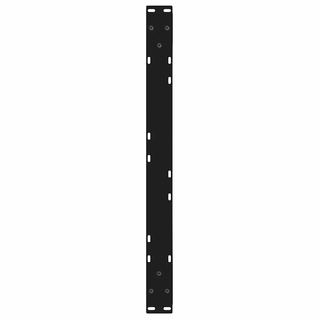Set di 2 gambe moderne regolabili per tavolino da caffè 70 x 30 cm in acciaio verniciato a polvere nero 02_0056978