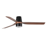 PUNT TUB TEK M Ventilatore nero/noce 4000K