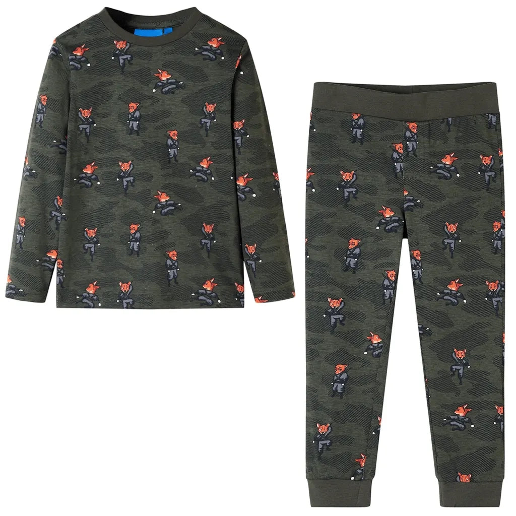 Pigiama per Bambini a Maniche Lunghe Cachi 92cod mxl 133351