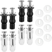Accessori di fissaggio per toilette 16 pezzi - set di viti di sostituzione - fissaggi espansibili per toilette - materiali di fissaggio - materiali di alta qualità - montaggio semplice - coperchio di toilette