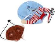 Costumi per cani adattabili - Costumi per cani da carnevale - Abbigliamento divertente per animali domestici - Materiale di poliestere morbido - Materiale respirante - Stile attraente - Abbigliamento per animali domestici