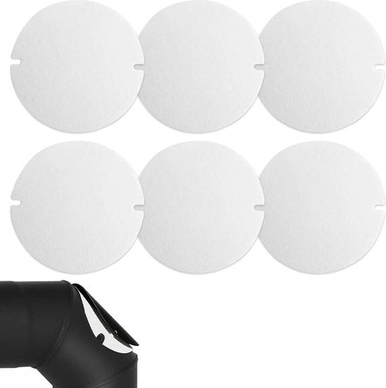 Afdichtingen per pannenslang - Set di 6 - Resistente al calore fino a 1200 °C - Viti di calcio e magnesio - 155 mm.