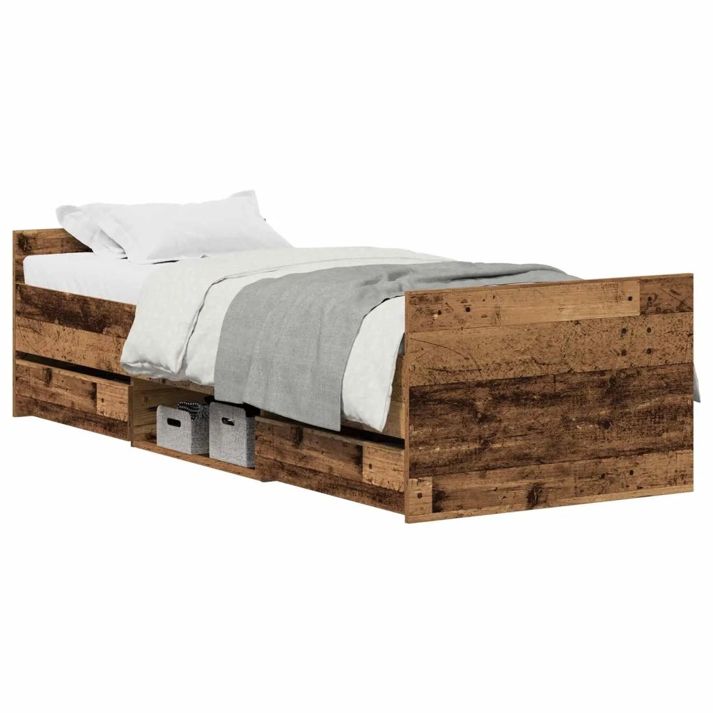 Struttura del letto con testiera Legno vecchio 193 x 78 x 50 cm 3329306