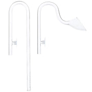 Ista Glass Inflow and Outflow Pipe Set - Set di Mandata e Aspirazione in Vetro Diametro: 12 mm