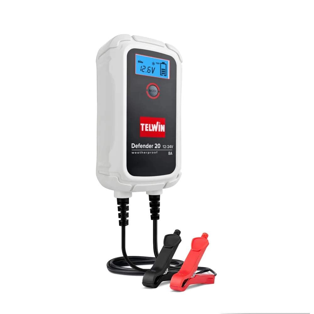 Defender 20 Caricabatterie Elettronico 12/24v Telwin
