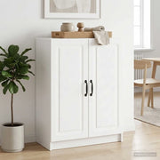 Credenza Bianco Lucido 66 x 34,5 x 87 cm Legno ingegnerizzato 895739