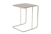 Tavolino in metallo "Poet" 47 x 46 x 57 cm - Taupe