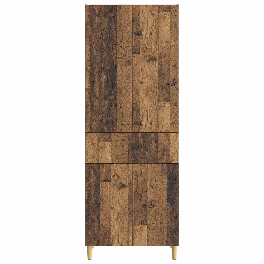 Set di armadi 2 pcs Legno antico Legno ingegnerizzato