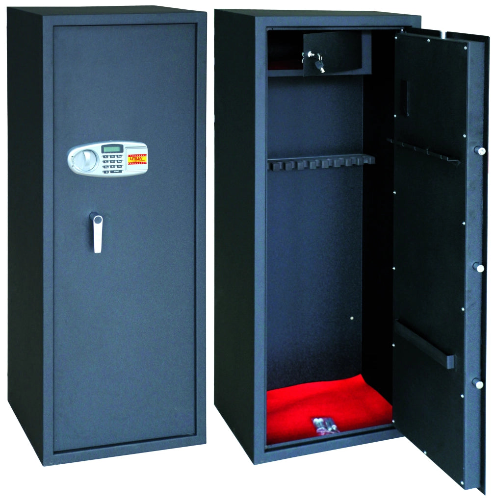 Utilia TOP Security ARMADIO PORTAFUCILI ELETTRONICO 10 Posti mm.535x320x1480 h