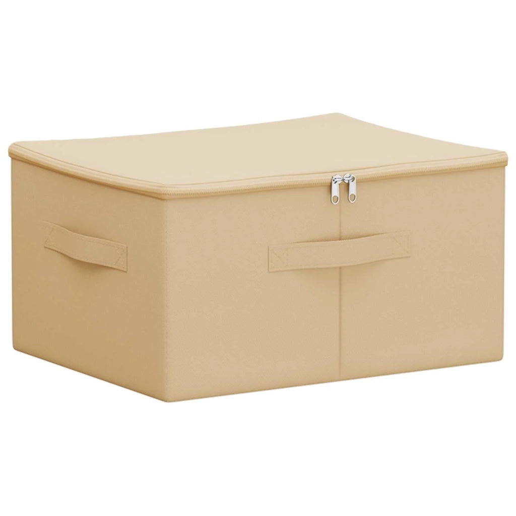 Scatola di Stoccaggio 24 pz Crema 43 x 34 x 23 cm CFW7583172