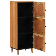 Credenza | Madia | Buffet da pranzo | Armadio da pranzo Naturale 40 x 33 x 110 cm Legno di mango massello