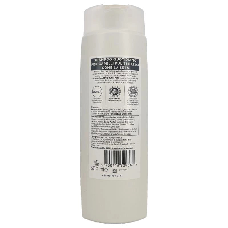 PANTENE PRO-V ACTIVE NUTRI-PLEX SHAMPOO INFINITE LUNGHEZZE RIPARA I CAPELLI LUNGHI FINO ALL'ULTIMO CENTIMETRO FORMATO GRANDE 500 ML