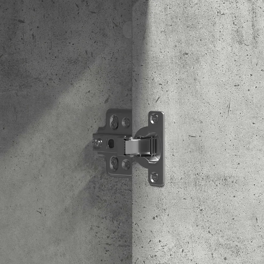 Toeletta | Tavolo da Trucco con porta Grigio chiaro 102 x 33 x 135 cm