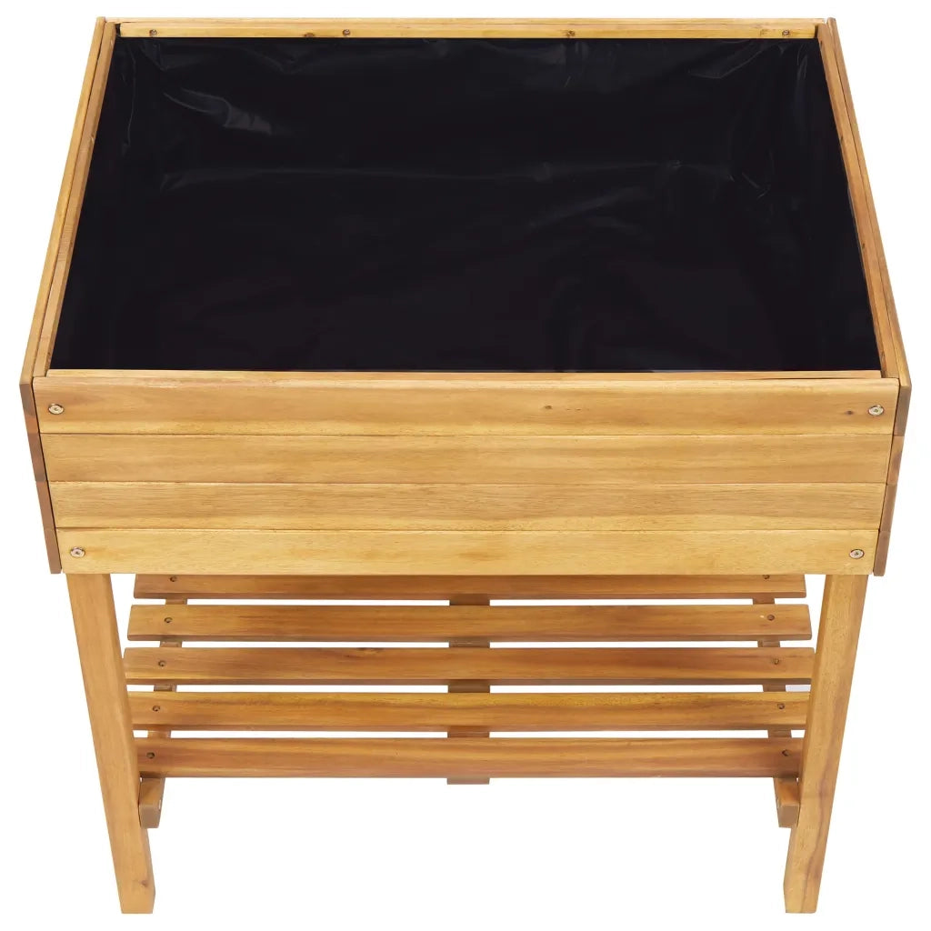 Fioriera | Cassetta per fiori | Vaso Alta 78,5x58,5x78,5cm in Legno Massello di Acacia