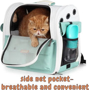 Borsa per animali domestici - gatti - cani - piccola - cuccioli - conforme alle norme aeree - con bolla - verde