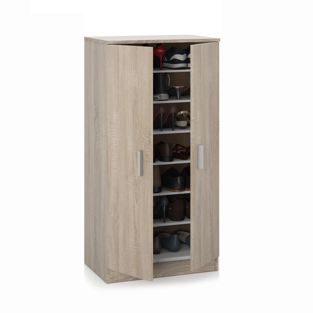 Armadio portascarpe 2 ante - Rovere