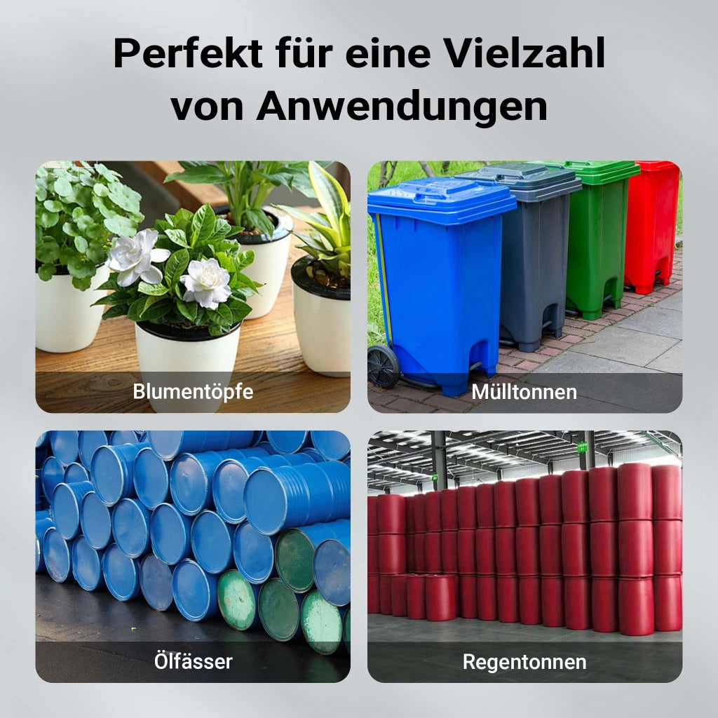 Porta fusto olio con ruote, portata 400 kg, carrello porta fusti con vasca Ø 60 cm e ruote girevoli, base per movimentazione fusti