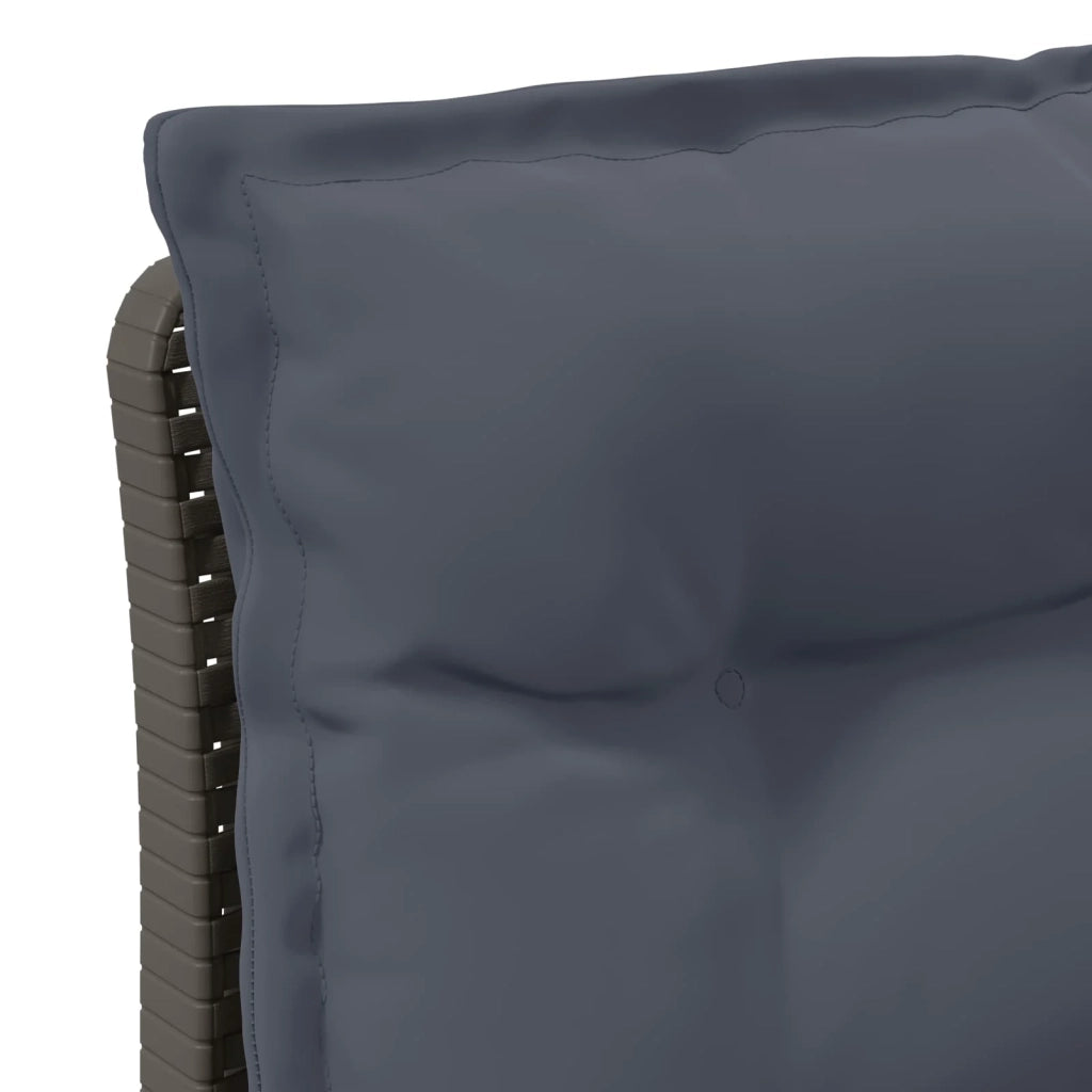 Divano da Giardino a 1 Posto con Cuscini Aspetto Rattan PP 8011811