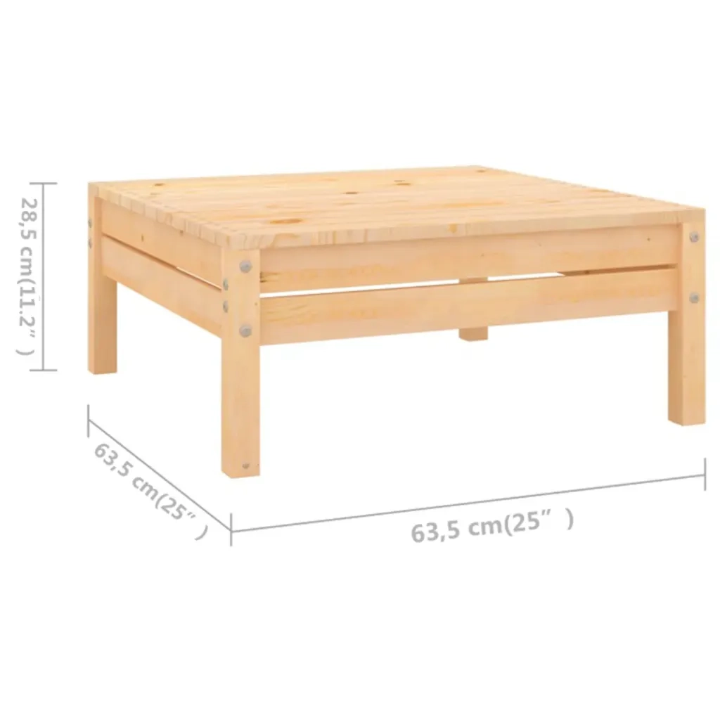 Set Divani da Giardino 8 pz in Legno Massello di Pino cod mxl 52665