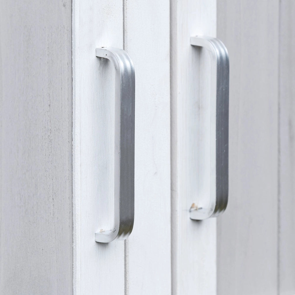 Casetta Porta Attrezzi in Legno ¨C zephmum ¨C Grigio 77x58x175 cm