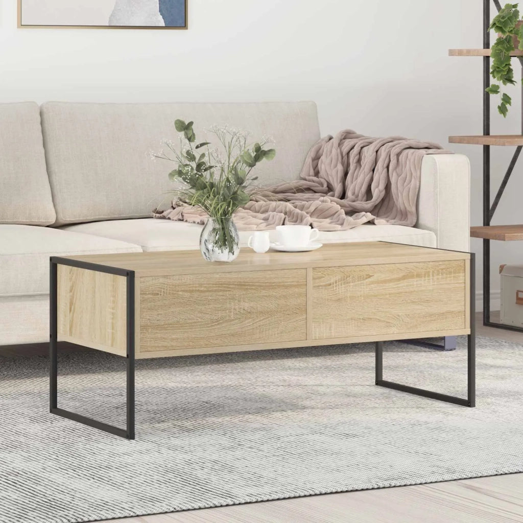 Tavolino da salotto Sonoma 100 x 46 x 40 cm Legno multistrato