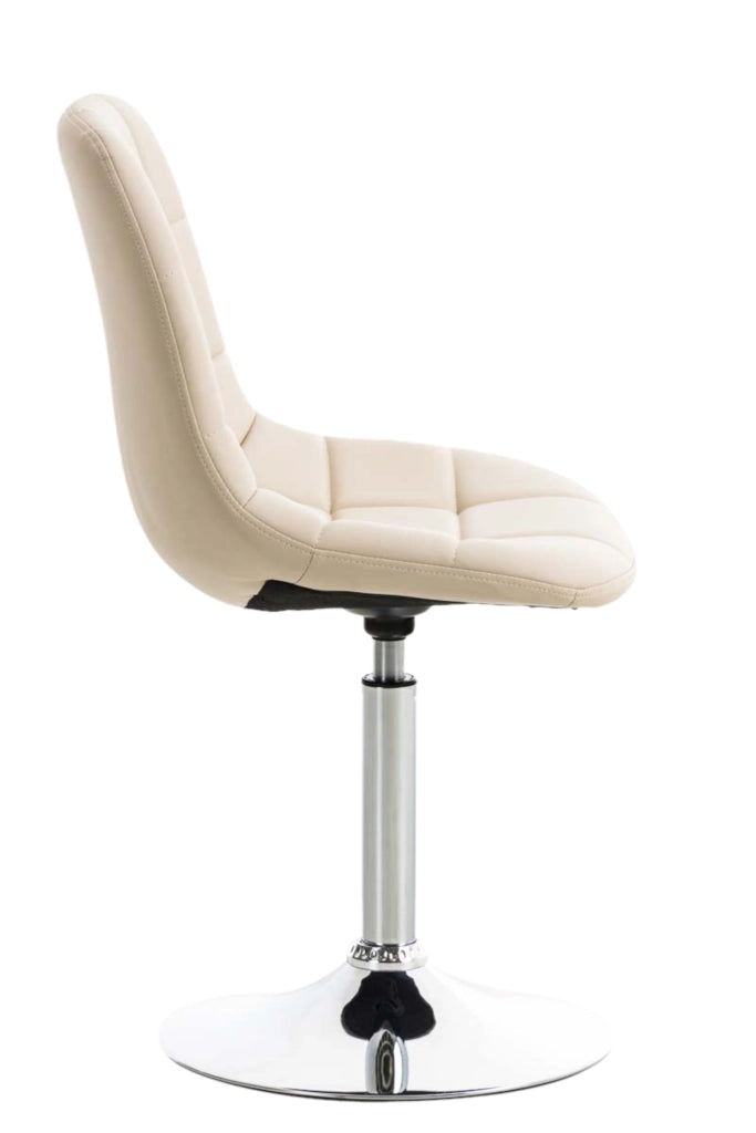 Set di 2 sedie Emil in similpelle crema