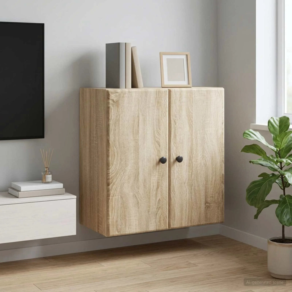 Mobiletto a muro Rovere Sonoma 59 x 31 x 60 cm 899087