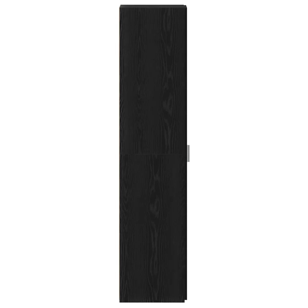 Credenza 2 pcs Rovere Nero 30 x 42,5 x 185 cm 3365578