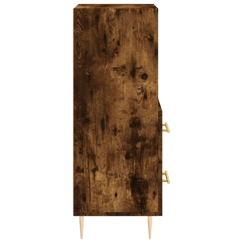 Credenza Rovere Fumo 34,5x34x90 cm in Legno Multistrato 828657