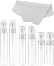 Flaconi di profumo - Portatile - Riutilizzabile - Vuoti - 5/8/10 ml - Materiale PP duraturo - Spray a nebbia fine - Spray da viaggio