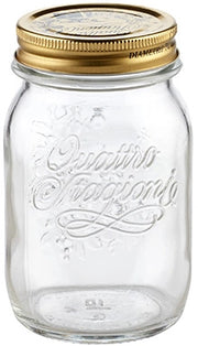 Bormioli BARATTOLO QUATTRO STAGIONI Con capsula Ø cm.  9x13,5 h cl. 50 12.00 pz