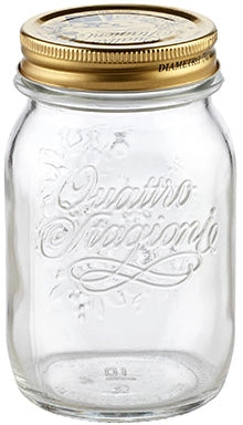 Bormioli BARATTOLO QUATTRO STAGIONI Con capsula Ø cm.  9x13,5 h cl. 50 12.00 pz