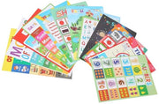 Set di poster educativi 12 pezzi - Acquario - Apprendimento precoce - Dimensioni 42 x 29 cm - Posters per la scuola - Impermeabili